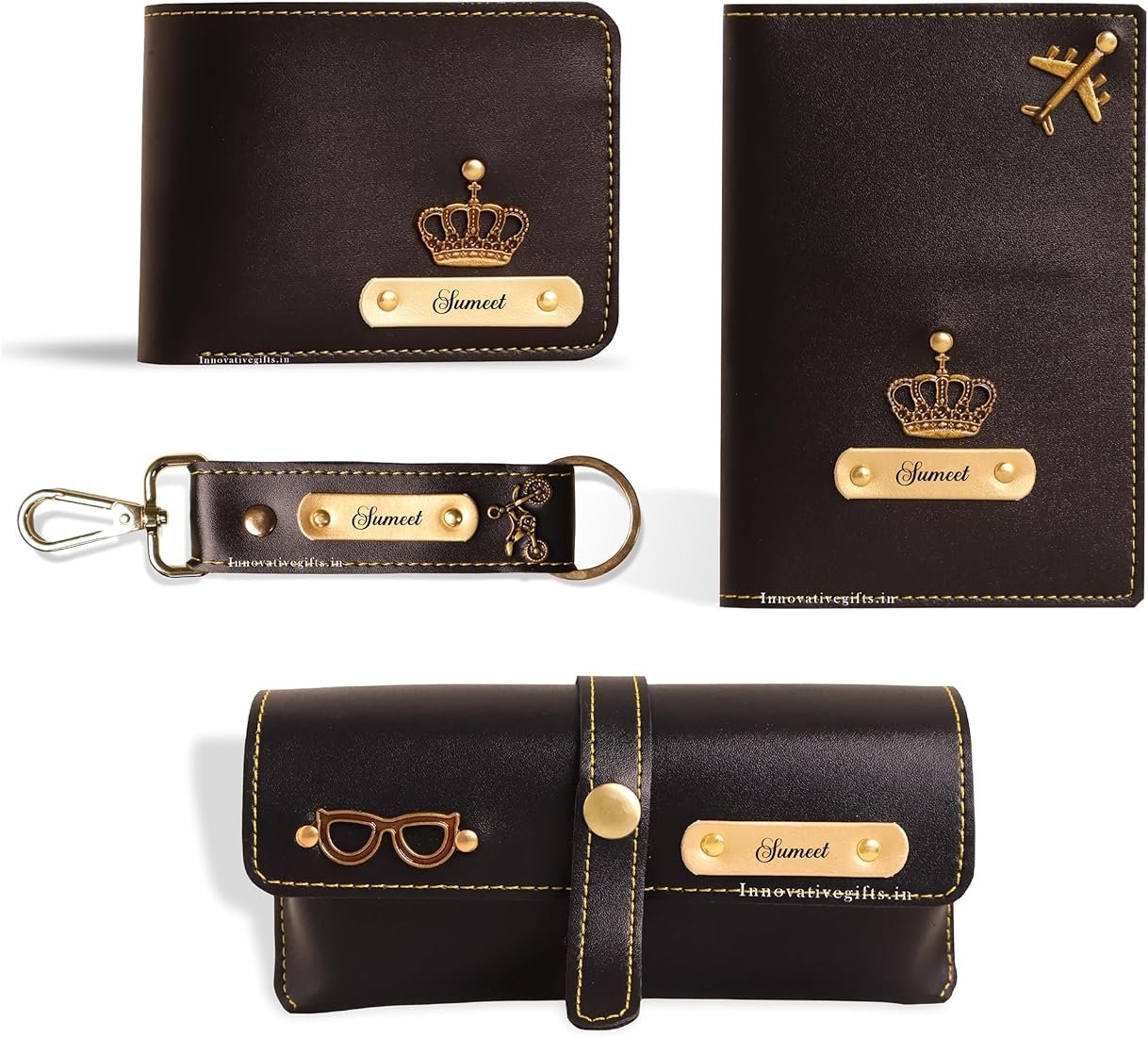 Personalized Leather Case for Him – Premium Custom Name Gift for Men